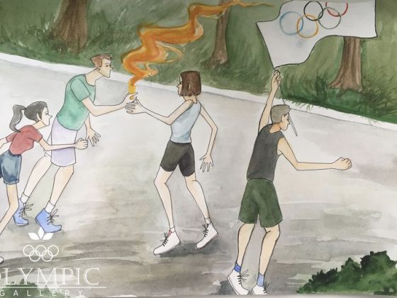 Эстафета Олимпийского огня, Власенко Екатерина, 15 лет, ГУО Ельская районная гимназия