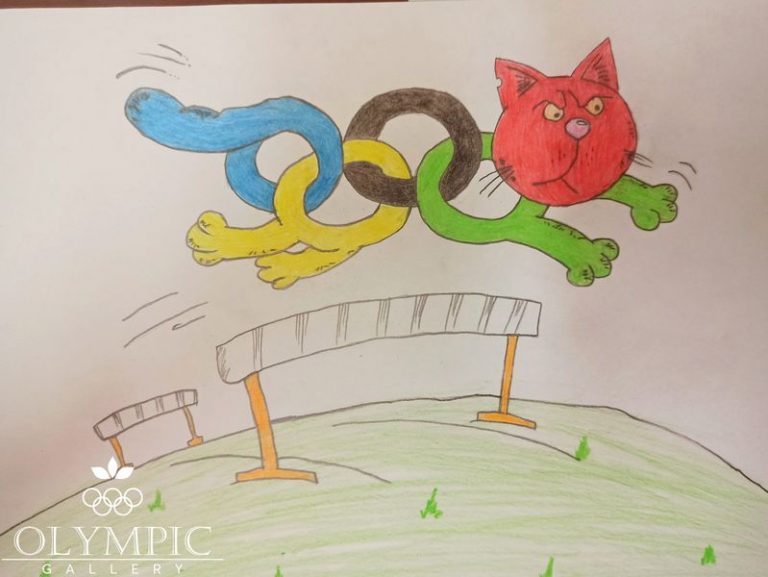 Олимпийский кот, Кирюшкина Марианна, 8 лет, ГУО СШ №2 г.Чечерска